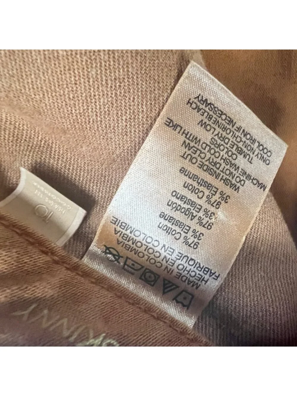 Michael Kors Izzy Skinny Jeans Mid Rise Orange Womens Size 10
